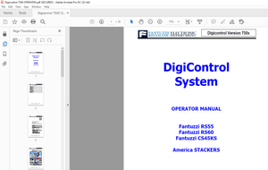 Fantuzzi Reggiane CS45KS RS55 RS60 STACKERS DigiControl System SERVICE MANUAL - PDF DOWNLOAD