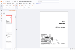 Fiatallis 8215 Engine Service Manual - PDF DOWNLOAD