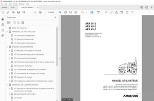 AMMANN ARX 36-2 ARX 40-2 ARX 45-2 MANUEL UTILISATEUR PDF