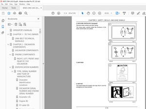 Link Belt 80X3 HYDRAULIC EXCAVATOR OPERATOR&#x27;S MANUAL - PDF DOWNLOAD