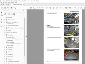Ammann ARS 110 Single Drum Roller Workshop Manual - PDF