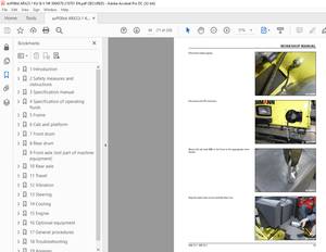Ammann ARX 23.1 ARX 26.1 Tandem Roller Workshop Manual - PDF