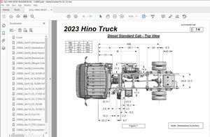 2023 Hino S Series Body Builder Truck Service Manual – PDF DOWNLOAD