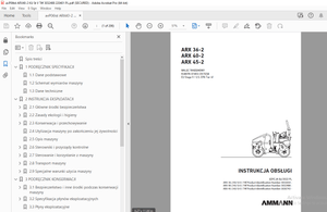 AMMANN ARX 36-2 ARX 40-2 ARX 45-2 INSTRUKCJA OBSŁUGI - PDF DOWNLOAD