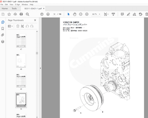 Hitachi 85Z7B (CUMMINS) QSB6.7 Wheel Loader Parts Manual 93311-00431 – PDF DOWNLOAD