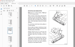 Hyundai R290LC-7A Crawler Excavator Operator’s Manual 2023 – PDF DOWNLOAD