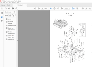 Hitachi Hydraulic Excavator UH20 Parts List Manual(EM770-2) – PDF DOWNLOAD