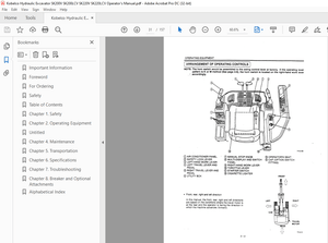 Kobelco SK200V SK200LCV SK220V SK220LCV Excavator Operator&#x27;s Manual -= PDF DOWNLOAD