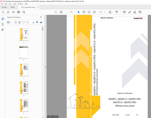 Haulotte Forklift HA20RTJ – HA20RTJ O Manuel d’utilisation – PDF DOWNLOAD  