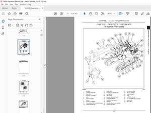 Link Belt 160X4 HYDRAULIC EXCAVATOR OPERATOR&#x27;S MANUAL - PDF DOWNLOAD