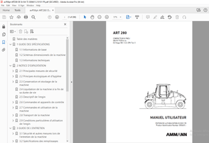 AMMANN ART 280 COMPACTEUR À PNEU MANUEL UTILISATEUR 3006615 - PDF DOWNLOAD