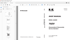 Kawasaki 70ZV WHEEL LOADER SHOP MANUAL 93208-00150 - PDF DOWNLOAD