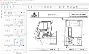 KRUPP KMK 3045 Truck Crane Parts Manual EN_DE – PDF DOWNLOAD