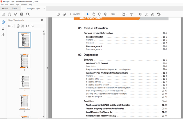 STILL STED Forklift MX-X order picker Generation 1,2 80V Workshop Manual – PDF DOWNLOAD