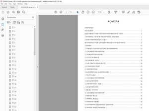 Heli Forklift H-series CPCD40, CPCD45, CPCD50, CPQD40, CPQD45, operation and maintenance Manual