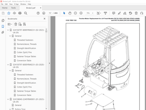 Yale Forklift A985 (ERP40VM, ERP45VM, ERP50VM, ERP50VM6, ERP55VM6) Service Manual PDF