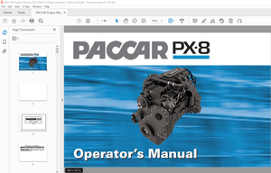 Paccar PX-8 Engine Operators Manual - PDF DOWNLOAD