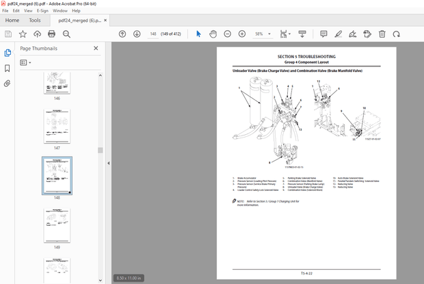 KCM 115Z7 WHEEL LOADER(Operational Performance Troubleshooting ISUZU 6WG1 ENGINE Shop Manual PDF