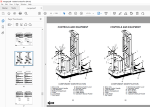 BT Prime-Mover SN-20 SN-30 SN-40 Electric Walkie Straddle Stacker Operator&#x27;s Manual - PDF DOWNLOAD 