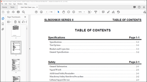 Gehl SL5635 &amp; SL6635 Series II Skid Loader Service Manual 907846 – PDF DOWNLOAD