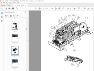 Ditch Witch 36 42-600 NG Machine Parts Manual 7053-0105 PDF