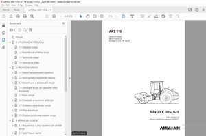 AMMANN ARS 110 NÁVOD K OBSLUZE 3010627 PDF