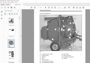 AGCO NA 1745 Round Baler SERVICE MANUAL SNAHR02235 AND UP – PDF DOWNLOAD