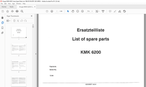 KRUPP KMK 6200 Truck Crane Parts Manual 62008087 EN_DE – PDF DOWNLOAD