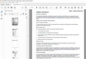 Yale Forklift E177 (GP TG) Truck Service Manual – PDF DOWNLOAD