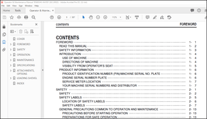 Komatsu PC800-8 PC800LC-8 PC800SE-8 PC850-8 PC850SE-8 Excavator Operation &amp; Maintenance Manual PDF