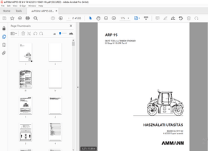 AMMANN ARP 95 DEUTZ TCD3,6 L4 TANDEM ÚTHENGER HASZNÁLATI UTASÍTÁS - PDF DOWNLOAD