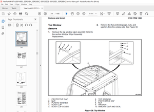 Yale Forklift F876 (GDP190DC, GDP210DC, GDP230DC, GDP230DCS, GDP250DC, GDP280DC) Service Manual - PD