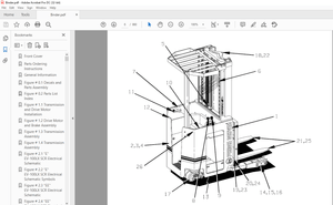 BT Prime-Mover Forklift RS-40C ELECTRIC STRADDLE TRUCK PARTS MANUAL 9205 - PDF DOWNLOAD