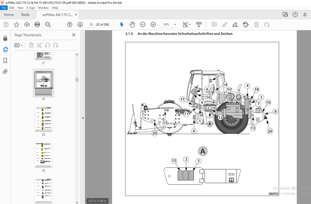 AMMANN ASC 170 WALZENZUG BEDIENUNGSANLEITUNG 3001339 - PDF DOWNLOAD