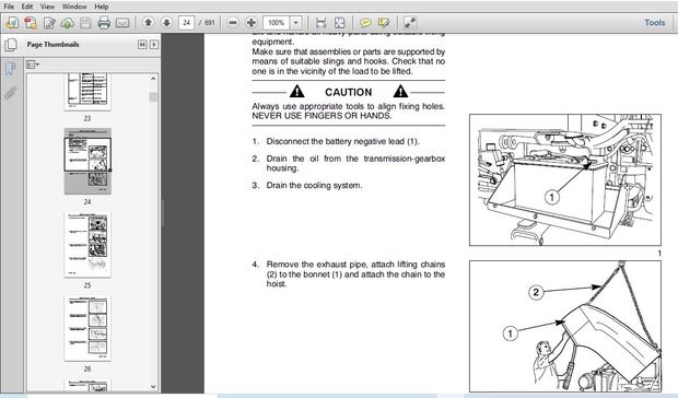 New Holland TD5010 TD5020 TD5030 TD5040 TD5050 Tractors Service Manual (84176561B)
