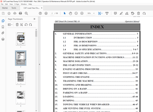 Cat DBT Diesel FBL-10 LHD/UTILITY VEHICLE Operators Manual - PDF DOWNLOAD
