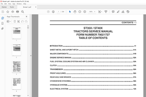 AGCO NA ST35X ST40X TRACTORS SERVICE MANUAL 79021727 – PDF DOWNLOAD