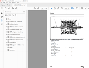 Komatsu WHEEL LOADER WA1200-6  SERVICE REPAIR WORKSHOP MANUAL  SEN05475-26 - PDF DOWNLOAD