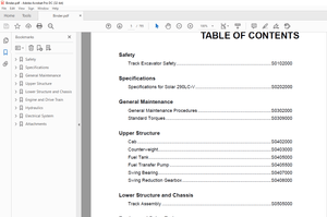 Daewoo Solar 290LC-V Track Excavator Shop Manual 2023-7113AE  – PDF DOWNLOAD