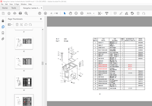 Hangcha J2 Series 4 Wheel Electric Forklift Truck 1-3.5t Parts Manual - PDF DOWNLOAD 