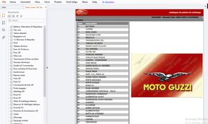 1998-1999 Moto Guzzi Nevada Club Catalogue de pieces de rechange - PDF DOWNLOAD
