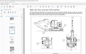 Kobelco ED150-2 Hydraulic Excavator (Bladerunner) Operator’s Manual – PDF DOWNLOAD