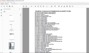 Tadano Crane TM-ZE260 41008404453A FRAME/HOOK-IN,SAFETY EYES Parts Manual - PDF DOWNLOAD