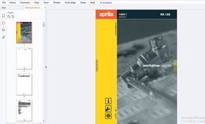 2006 Aprilia RS 125 Workshop Manual - PDF DOWNLOAD