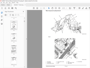 Hitachi EX2600-7 Hydraulic Excavator FCO Cummins engine Operational Technical Manual PTTOKEA90 - PDF