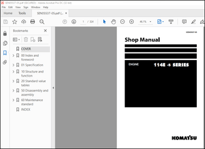 Komatsu 114E-5 Series Engine Shop Manual SEN05537-05 – PDF DOWNLOAD