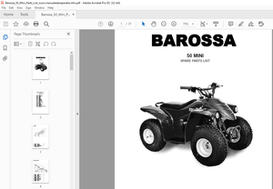 AROSSA 50 MINI SPARE PARTS LIST Manual – PDF DOWNLOAD