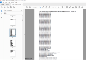 Tadano Crane TM-Z500 31042010270B FRAME/SL,REMOTE-RADIO CONT,HOOK-IN Parts Manual - PDF DOWNLOAD