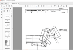 Cat Bucyrus RH 170026 Hydraulic Excavator Technical Manual – PDF DOWNLOAD
