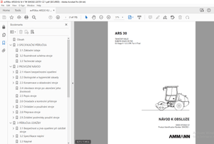AMMANN ARS 30 TAHAČOVÝ VÁLEC NÁVOD K OBSLUZE 3045302 - PDF DOWNLOAD